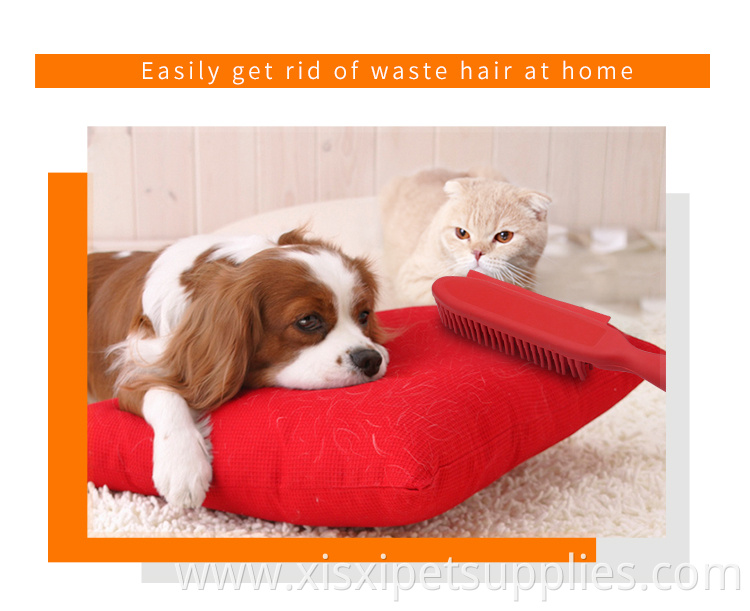 Factory Wholesale Multicolor Rubber Car Detailing Pet Dog Hair Remover Brush